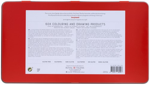 Tekenset Bruynzeel creatieve kunstenaars 60 delen 60 Stuk-3