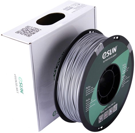 3D Filament Esun 1.75mm PLA 1kg zilver 1 Kilogram
