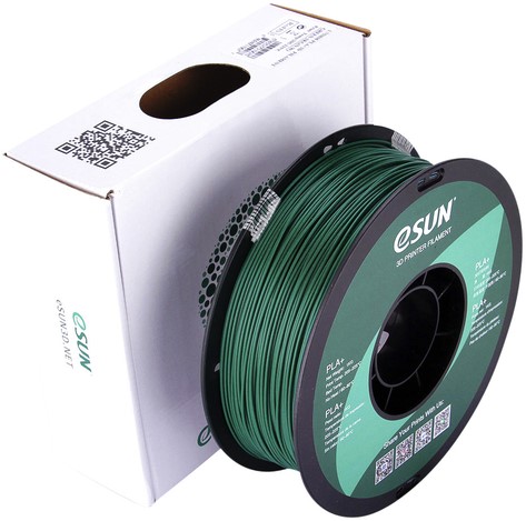 3D Filament Esun 1.75mm PLA 1kg donker groen 1 Kilogram