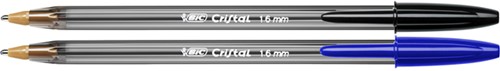 Balpen Bic Cristal L blauw 1 Stuk-1