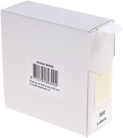 Etiket Rillprint 25mm op rol wit 500st 500 etiket-2