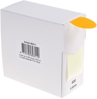 Etiket Rillprint 35mm op rol fluor oranje 500st 500 etiket-2