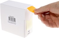 Etiket Rillprint 35mm op rol fluor oranje 500st 500 etiket-3