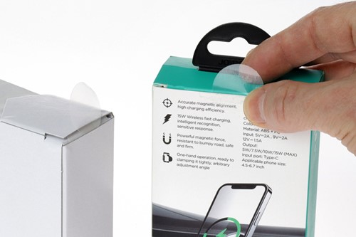 Etiket Rillprint 25mm op rol transparant 500st 500 etiket-2