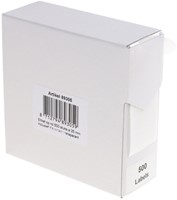 Etiket Rillprint 25mm op rol transparant 500st 500 etiket-2