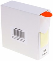 Etiket Rillprint 25mm op rol fluor rood 500st 500 etiket-2