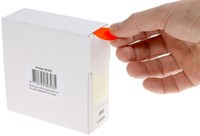 Etiket Rillprint 25mm op rol fluor rood 500st 500 etiket-3