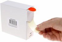 Etiket Rillprint 25mm op rol fluor rood 500st 500 etiket-4