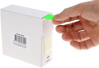 Etiket Rillprint 25mm 500st op rol fluor groen 500 etiket-3