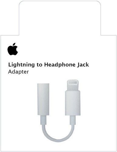 Adapter Lightning naar 3.5 mm jack 1 Stuk