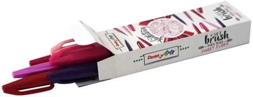 Brushpen Pentel Sign SES15C Sweet Flora assorti 1 Set