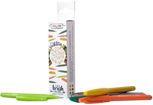 Brushpen Pentel Sign SES15C Urban Jungle assorti 1 Set-3