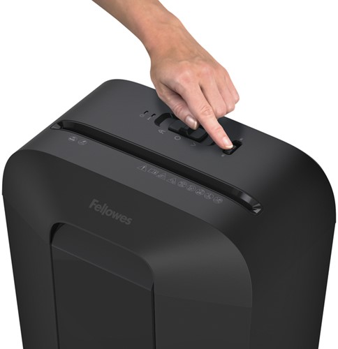 Papiervernietiger Fellowes LX41 4x12mm zwart 1 Stuk-1