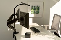 Bureaulamp Unilux Strata led tafelklem zwart 1 Stuk-2