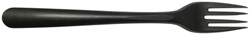 Vork IEZZY herbruikbaar cpla 190mm zwart 50 Stuk