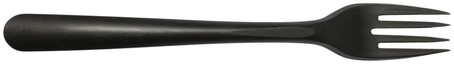 Vork IEZZY herbruikbaar cpla 190mm zwart 50 Stuk