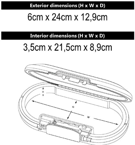 Kluis Safe space combinatieslot en kabel wit 1 Stuk-2