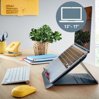 Leitz Ergo Cosy Laptopstandaard grijs 1 Stuk-3