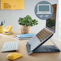 Leitz Ergo Cosy Laptopstandaard grijs 1 Stuk-3
