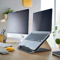 Leitz Ergo Cosy Laptopstandaard grijs 1 Stuk-4