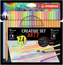 Creative set STABILO 8868/24  Arty 24st assorti 24 Stuk