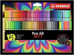 Viltstift STABILO Pen 68/65 Arty M 65st assorti 65 Stuk