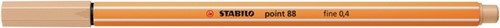 Fineliner STABILO point 88/86 F nude 1 Stuk-2