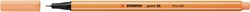 Fineliner STABILO point 88/25 F pastel oranje 1 Stuk