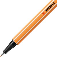 Fineliner STABILO point 88/25 F pastel oranje 1 Stuk-2