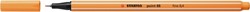 Fineliner STABILO point 88/85 F papaya 1 Stuk