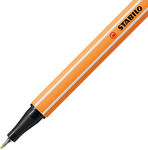 Fineliner STABILO point 88/23 F lichtgeel 1 Stuk-2