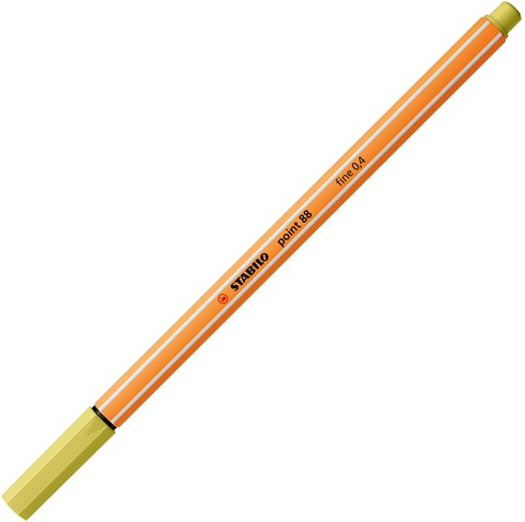 Fineliner STABILO point 88/67 F mosterd 1 Stuk