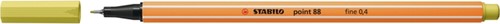 Fineliner STABILO point 88/67 F mosterd 1 Stuk
