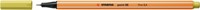 Fineliner STABILO point 88/67 F mosterd 1 Stuk