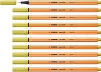 Fineliner STABILO point 88/67 F mosterd 1 Stuk-3