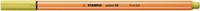 Fineliner STABILO point 88/67 F mosterd 1 Stuk-2
