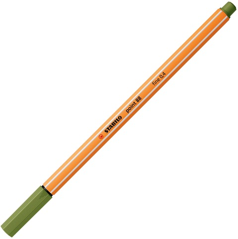 Fineliner STABILO point 88/35 F mosgroen 1 Stuk