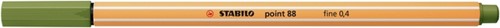 Fineliner STABILO point 88/35 F mosgroen 1 Stuk-2