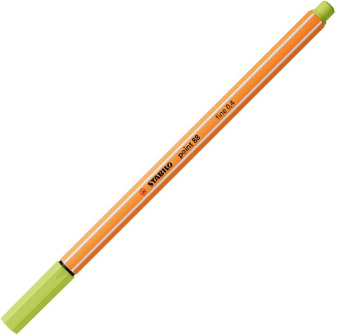 Fineliner STABILO point 88/14 F vleugje limoen 1 Stuk