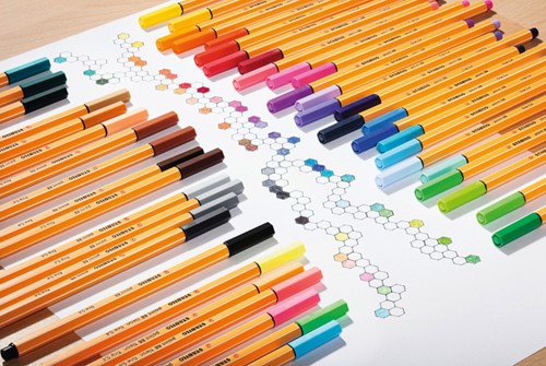 Fineliner STABILO point 88/14 F vleugje limoen 1 Stuk-3