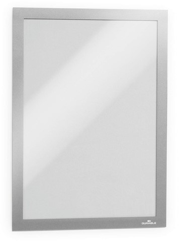 Duraframe Durable A4 zelfklevend zilvergrijs 10 Stuk