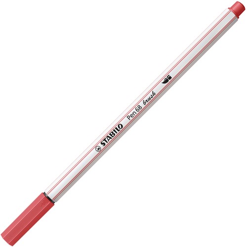 Brushstift STABILO Pen 68/47 roestig rood 1 Stuk