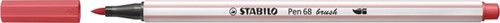 Brushstift STABILO Pen 68/47 roestig rood 1 Stuk