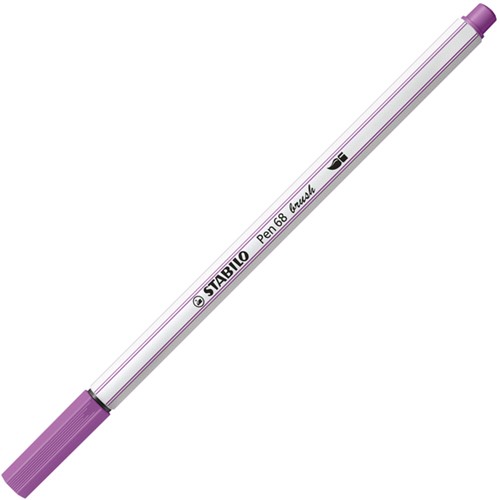 Brushstift STABILO Pen 68/60 pruimenpaars 1 Stuk
