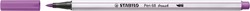 Brushstift STABILO Pen 68/60 pruimenpaars 1 Stuk