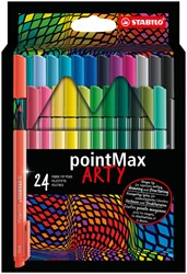 Viltstift STABILO pointMax 488/24 Arty M 24st ass 24 Stuk