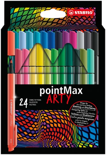 Viltstift STABILO pointMax 488/24 Arty M 24st ass 24 Stuk