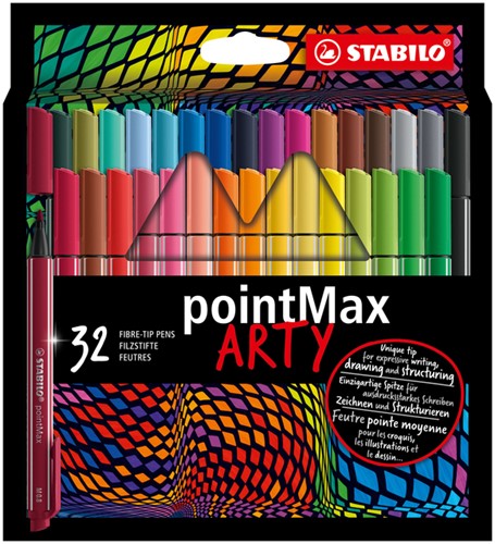 Viltstift STABILO pointMax 488/32 Arty M 32st ass 32 Stuk