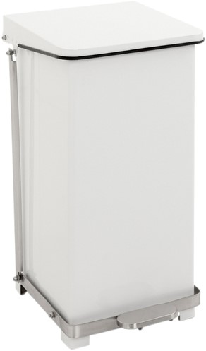 Afvalbak Vepa Bins pedaalemmer Industr 45l wit 1 Stuk