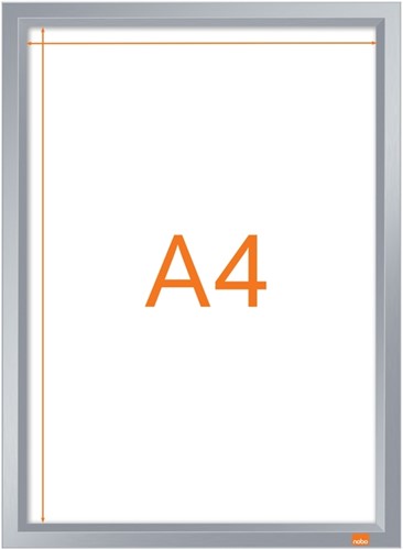 Kliklijst Nobo Impression Pro A4 zilver 1 Stuk-2